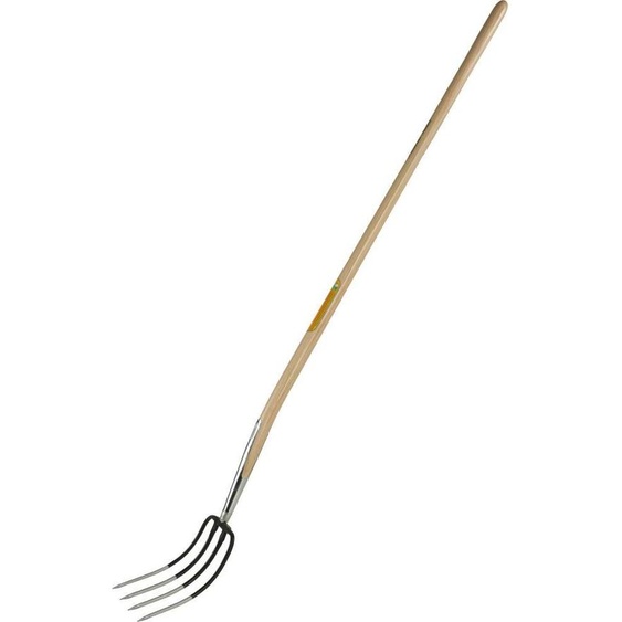 Fourche à fumier VICTORIA 4 dents 135cm- manche en frêne, 26x20cm
