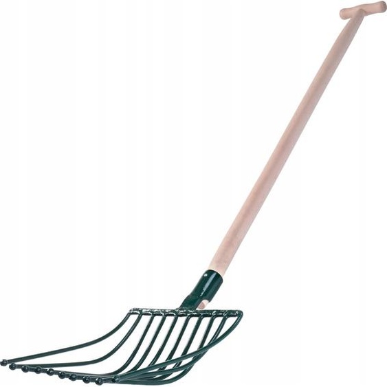 Fourche à pommes de terre et betteraves - Fourche de jardin - 10 dents - Métal - Longueur 138 cm - Robuste