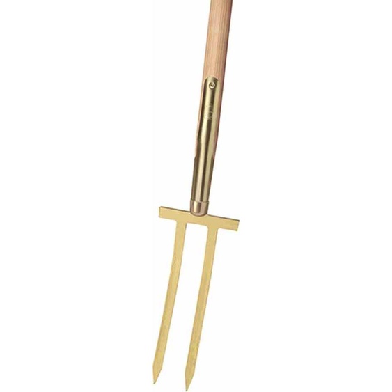 Fourche à rosier IDEAL IDEAL avec dents à baïonnette 85 cm Manche en T en frêne