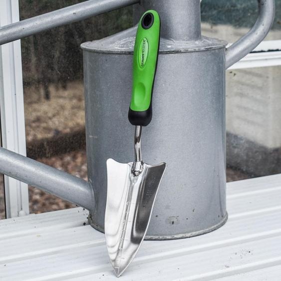 Fourche de plantation en acier inoxydable, avec manche ergonomique, outil à main, 1 pièce, pour le jardinage