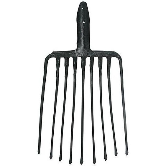 fourche forgée pour la pierre, nombre de dents 9