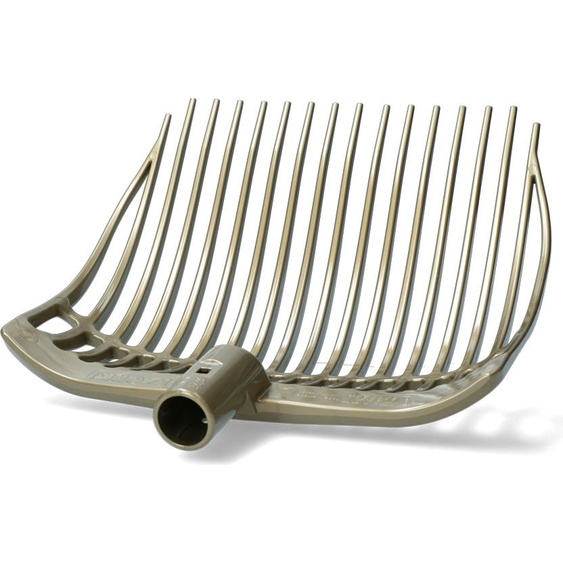 Fourchette à fumier en plastique or moyen sans manche