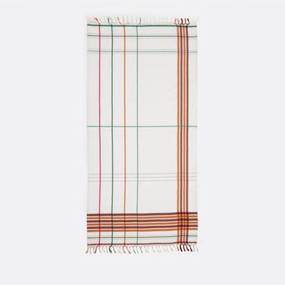 Fouta XL rayures, tissé teint coton, Socco