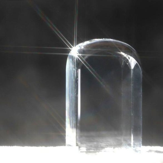 Fox-terrier à poil dur - cube en cristal avec photo, photo du chien en cristal, bouton cubique sur papier de la marque Art-Dog