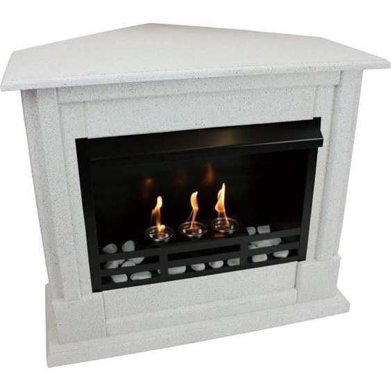 Foyer à gel Cheminée dangle à léthanol Rafael Premium - Granit clair