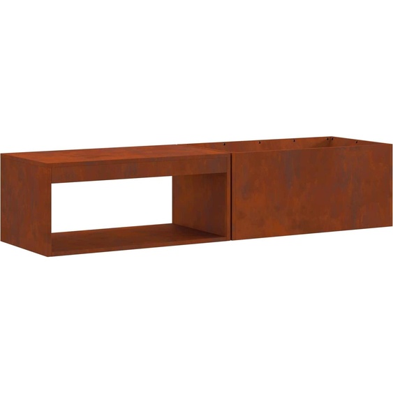 Braise Marron 160 x 45 x 35 cm Acier