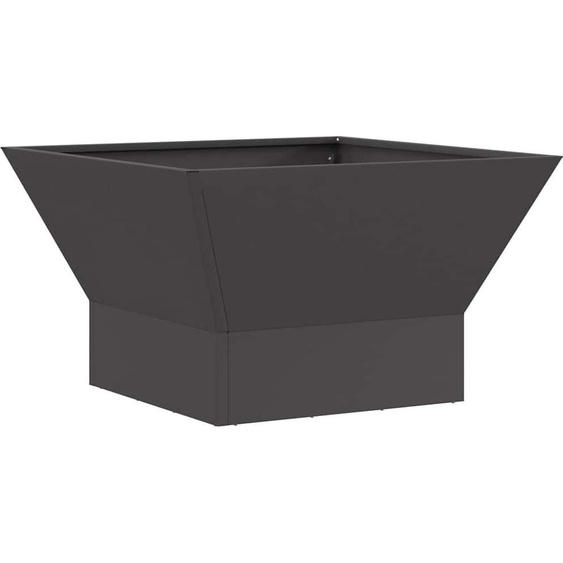 Brasero Noir 60 x 60 x 35 cm Acier patiné