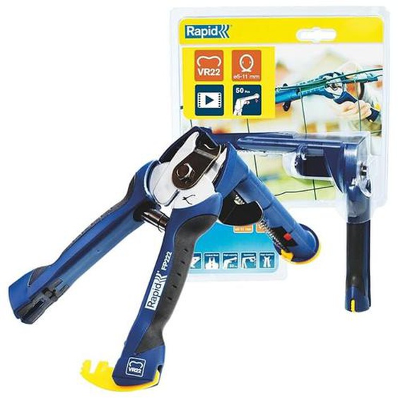 Rapid - FP222 - Pince grillage avec chargeur pour agrafes VR22 - Blister - (23468100)