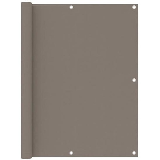 FR Life613400 &Moderne Cloison de séparation Pour Jardin, Balcon, Terrasse - Paravent Écran de balcon - Taupe 120x400 cm Tissu Oxfor