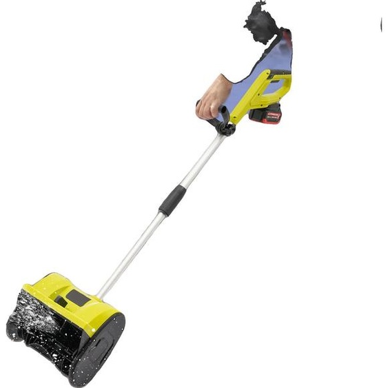 Fraise à neige, 1200W, 2200 tr/min, batterie au lithium 4,0Ah, largeur de déblaiement 12,6 pouces, portée de projection 26,25 ft