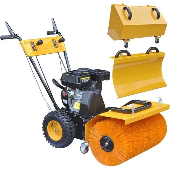 Fraise à neige et balayeuse Kit combiné essence 6,5 CV