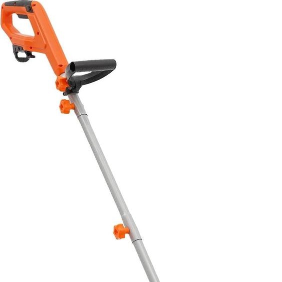 Fraise à neige, puissance 1800W, déneigement efficace, orange, électrique
