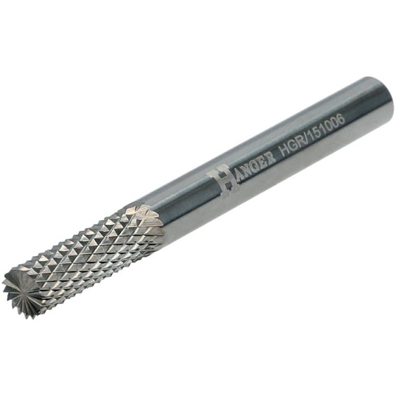 Fraise carbure cylindrique coupe en bout 10 x 20mm longueur 60mm - HANGER - 151010