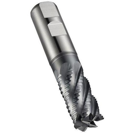 Fraises en bout C908 DIN 844 K D.30mm L.45mm HSS-E-PM ALCRONA 35Grad Z.6