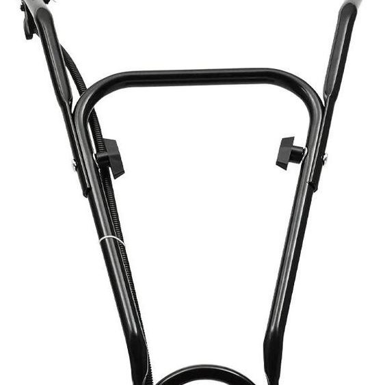 Fraiseuse à essence - 44-5F - Puissance 1,9 kW 2 temps - Vitesse 6500-7000 tr/min - Quatre couteaux Ø22,5 cm en acier manganèse - Largeur de travail 35 cm, profondeur 3-10 cm - Rouge