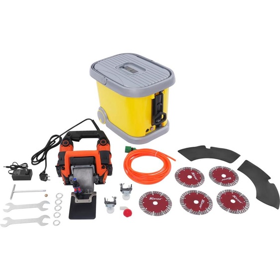 Fraiseuse murale électrique, puissance 5200W, positionnement laser, noir