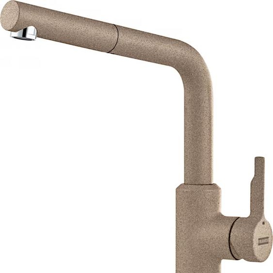 FRANKE Robinet URBAN avec bec à tirage en CASHMERE / Robinet de cuisine / Mitigeur monocommande