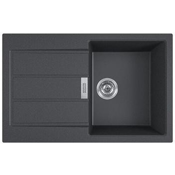Franke - sirius - 2.0 S2D 611-78 Tectonite® Evier à encastrer Noir