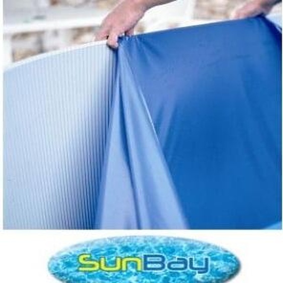 Freedom-Sunbay Liner 75/100ème compatible piscine FREEDOM - 9.14 x 4.57 x 1.32 m Bleu clair