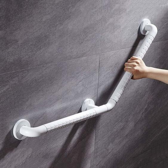 Freosen - 135° Barre Dappui Douche pour Baignoires Acier Inoxydable pvc Barre de Maintien pour Handicapés et Les Personnes âgées wc 45 45cm