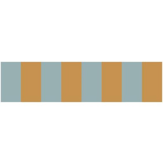Frise Murale Wide Bleu - Beige