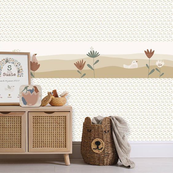 Frise Papier Peint Lili-rose Multicolore