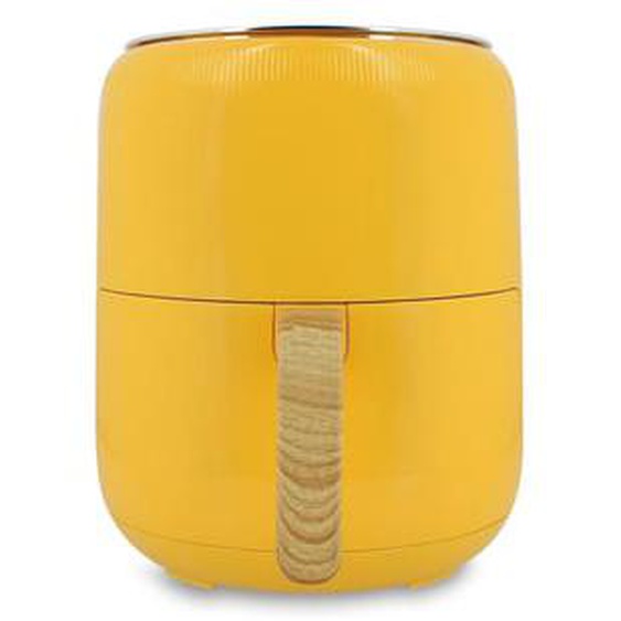 Friteuse a air chaud 4.5 l colorama safran avec poignee finition bois