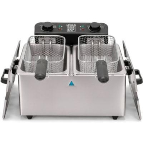 Friteuse LIVOO Huile double 2x3 L DOC217