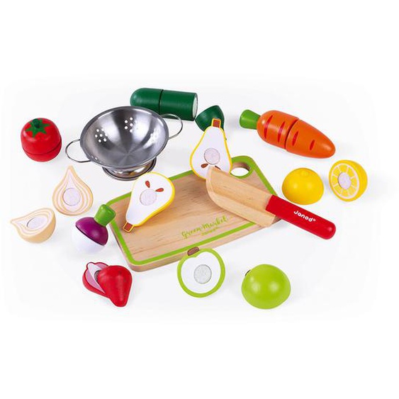 Fruits Et Légumes À Découper Beige