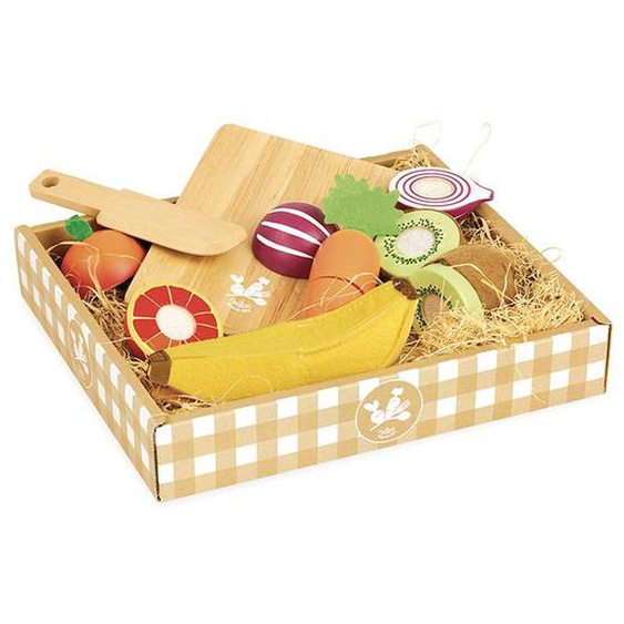 Fruits Et Légumes À Découper - Jour De Marché Beige