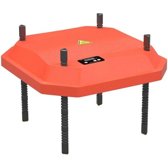 Fudajo Panneau chauffant – 40 x 55 cm – 50 W – pour élevage de 45 poussins au max. – Plaque de chauffage – éleveuse doisillons avec Thermostat
