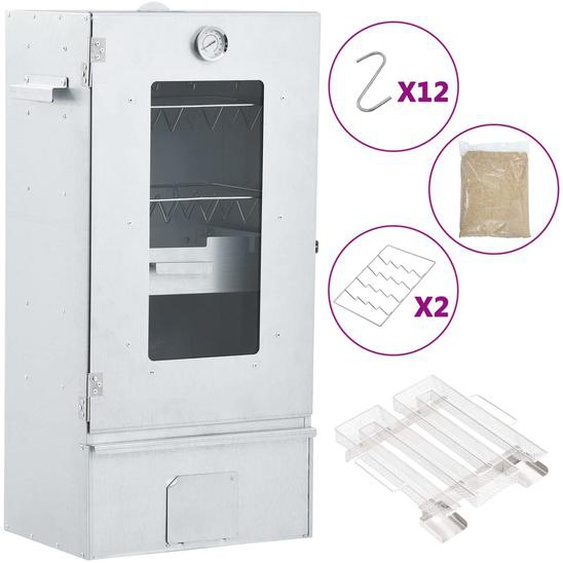 Fumoir à four à BBQ générateur de fumée froide acier galvanisé