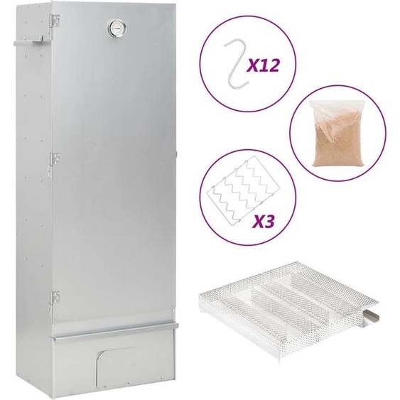 Fumoir à four à BBQ générateur de fumée froide acier galvanisé