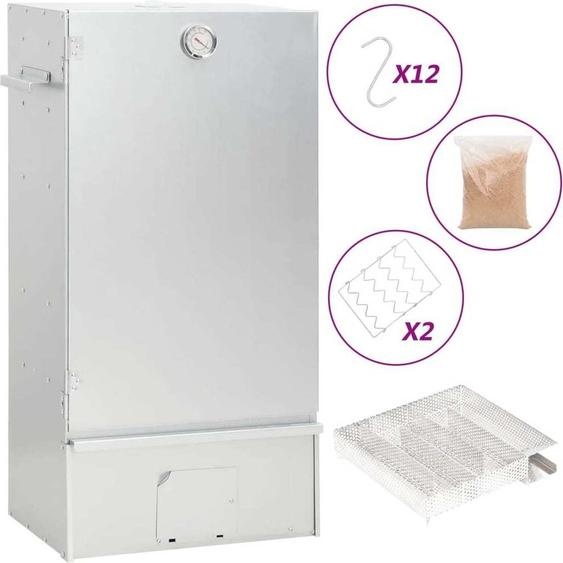 Fumoir avec générateur de fumée froide Acier galvanisé