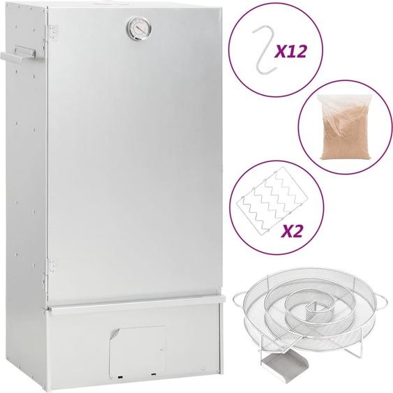 Fumoir avec générateur de fumée froide Acier galvanisé