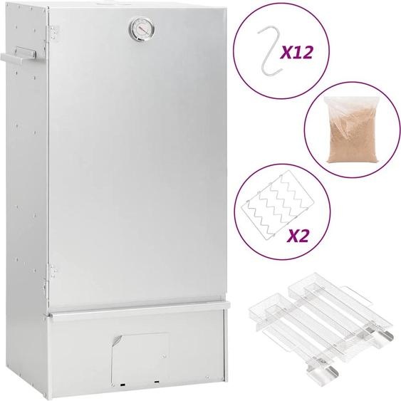 Fumoir avec générateur de fumée froide Acier galvanisé