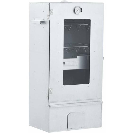 Fumoir de four à BBQ avec 1 kg de copeaux de bois 44,5x29x83 cm