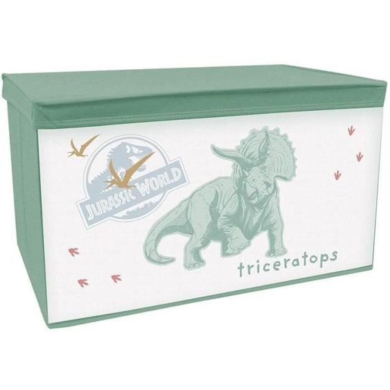 FUN HOUSE Jurrasic World Coffre à jouets dinosaures - Pliable - 55,5 x 34,5 x 34 cm - Pour enfant