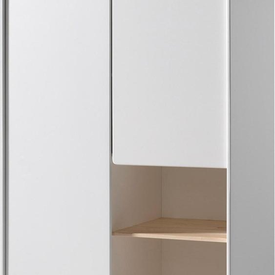FURNLUX Armoire pour enfants Kiddy Blanc 90cm / Couleur principale : Blanc / Dimensions : 90 x 55 x 180 cm