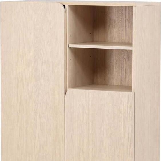 FURNLUX Buffet Tyreso Beige 80cm / Hauptfarbe : Beige / Dimensions : 80 x 30 x 110 cm