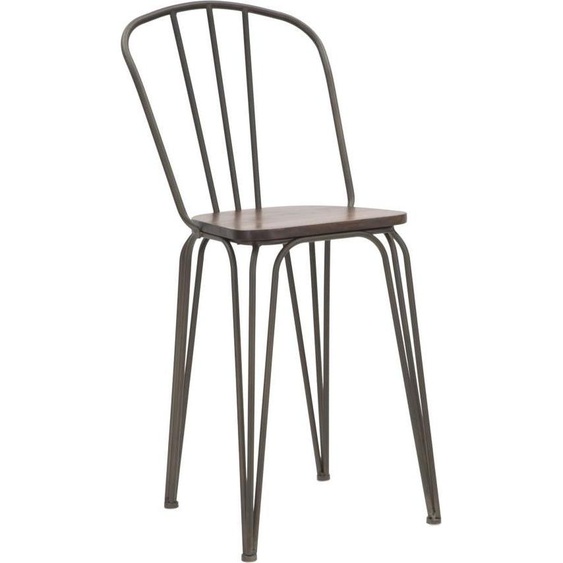 FURNLUX Chaise de salle à manger Harlem Beige 54cm (2 pièces) / Couleur principale : Beige / Dimensions : 54 x 102 x 45 cm