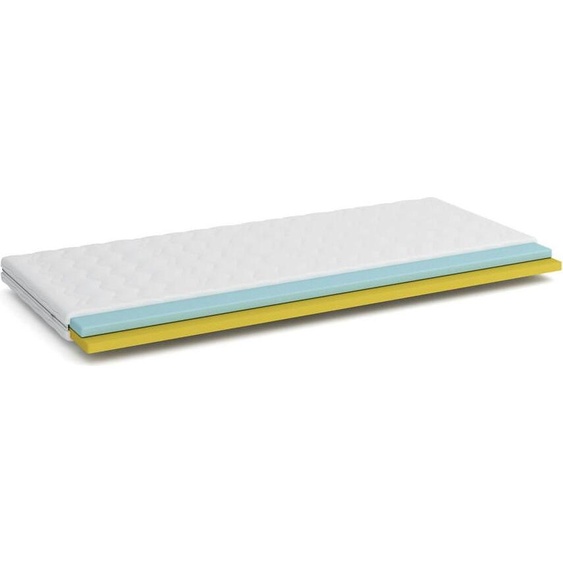 FURNLUX Matelas sans ressorts Volini Blanc 160x200cm / Hauptfarbe : Weiß / Abmessungen : 160 x 200 x 12 cm
