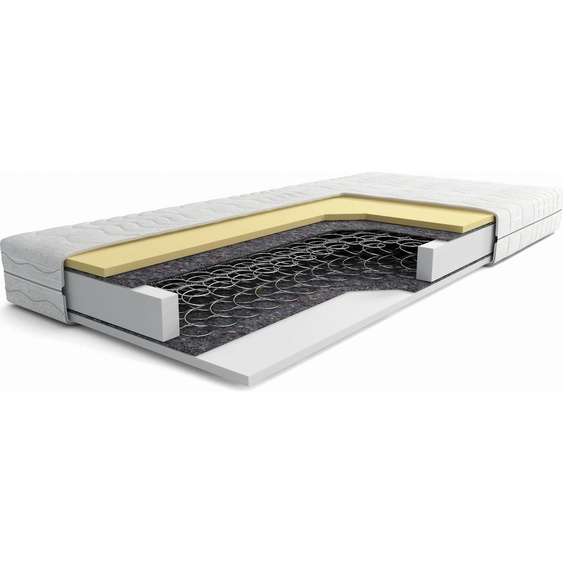 FURNLUX Spring Matresse Sim White 90x190cm / Couleur principale : blanc / Dimensions : 90 x 190 x 15 cm