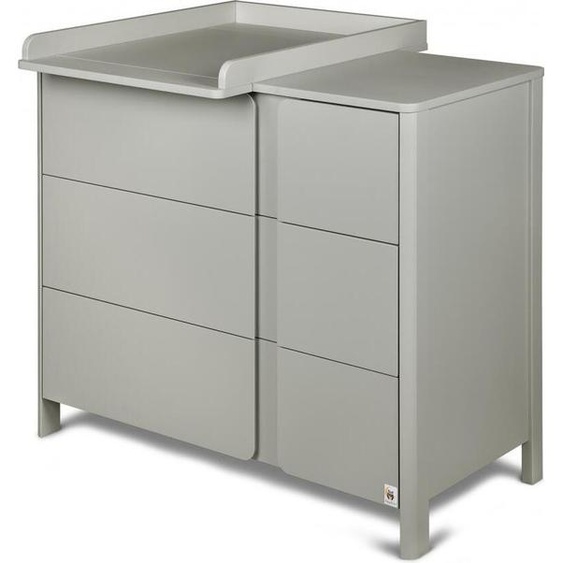 FURNLUX Table à langer Classic Gris 105cm / Couleur principale : Gris / Dimensions : 105 x 91 x 54 cm