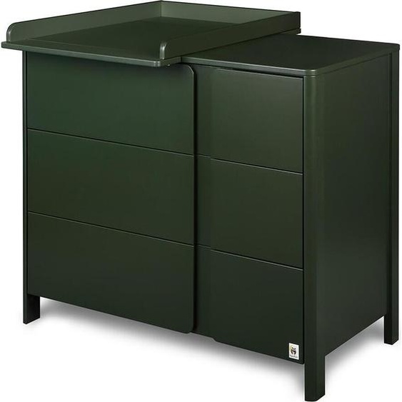 FURNLUX Table à langer Classique Verte 105cm / Couleur principale : Vert / Dimensions : 105 x 91 x 54 cm