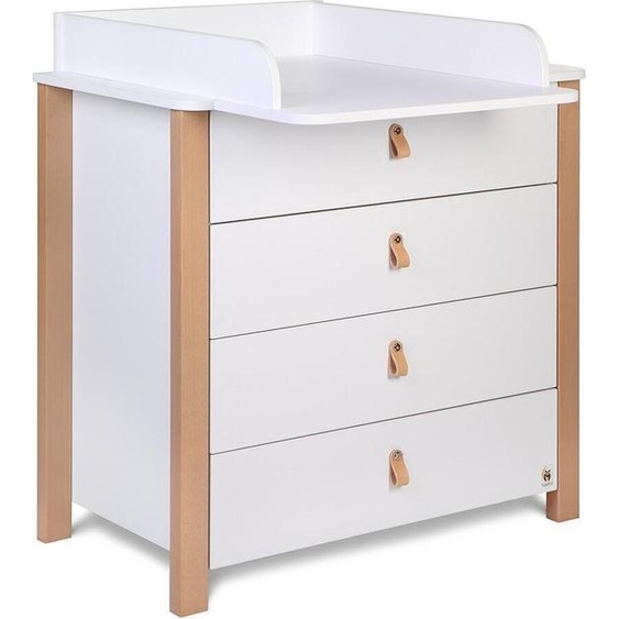 FURNLUX Table à langer Etude Blanc 90cm / Couleur principale : Blanc / Dimensions : 90 x 86 x 50 cm