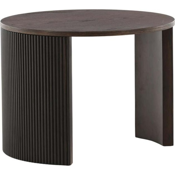 FURNLUX Table basse Bristol Marron 60cm / Couleur principale : Marron / Dimensions : 60 x 60 x 45 cm