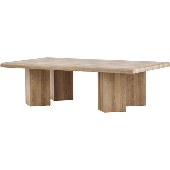 FURNLUX Table basse Lillehammer chêne 80cm / Couleur principale : Beige / Dimensions : 80 x 140 x 40 cm