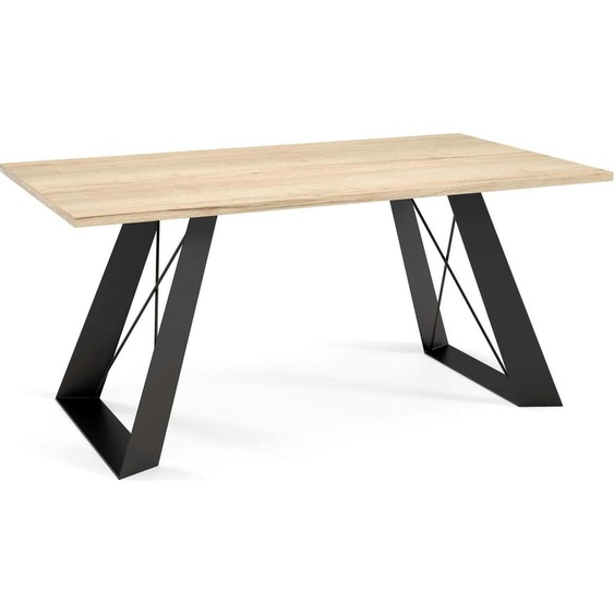 FURNLUX Table basse Satis Beige 60cm / Couleur principale : Beige / Dimensions : 60 x 50 x 120 cm