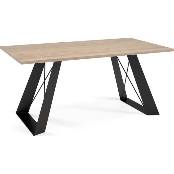 FURNLUX Table basse Satis Marron 60cm / Couleur principale : Beige / Dimensions : 60 x 50 x 120 cm